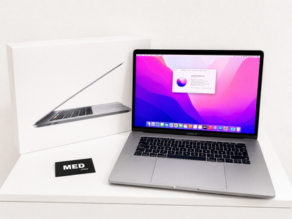MacBook Pro (2016) [15,4", Touch Bar, Intel Core i7 2,6GHz, 16GB RAM, 512GB SSD, AMD Radeon Pro, macOS] Grigio