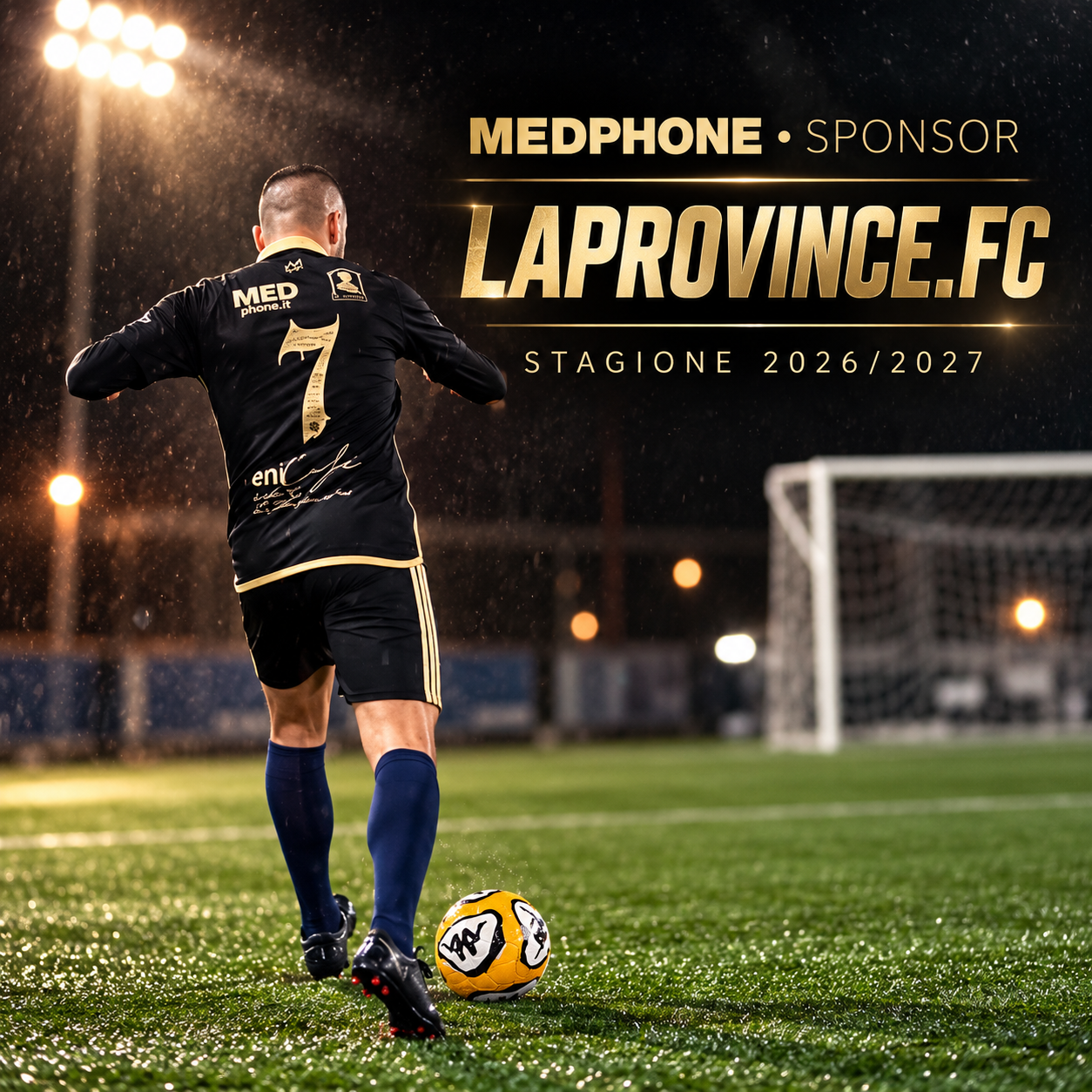 Medphone sponsor ufficiale LAPROVINCE.FC, stagione 2026–2027